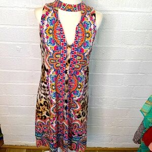 Hale Bob Jersey Cut Out Knee Length Dress size Small